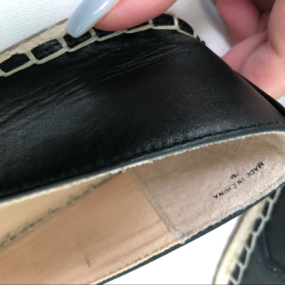 Kate Spade Gillian Black Espadrille Slip On Shoes - Picture 7 of 8